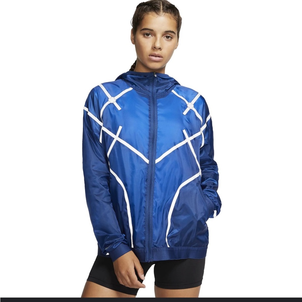 EUC Nike City Ready Hooded Running Jacket